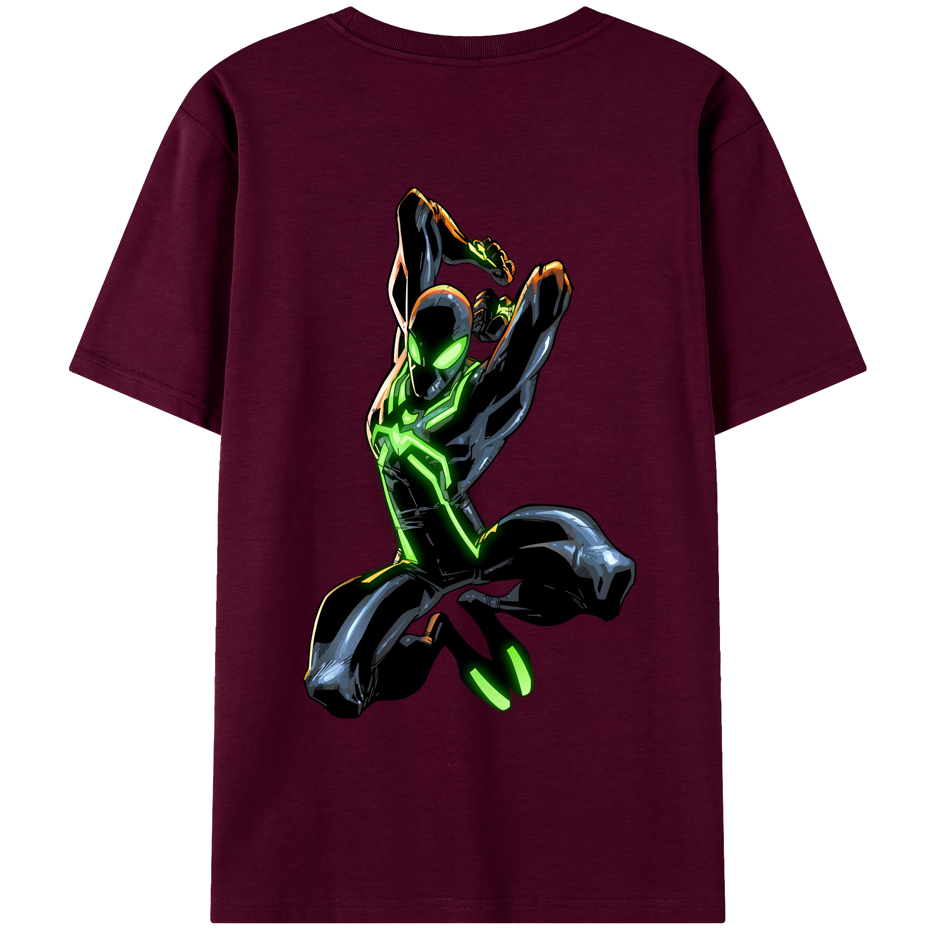 （画像用） Spider Man スパイダーマン レディース半袖Tシャツ(バックプリント)